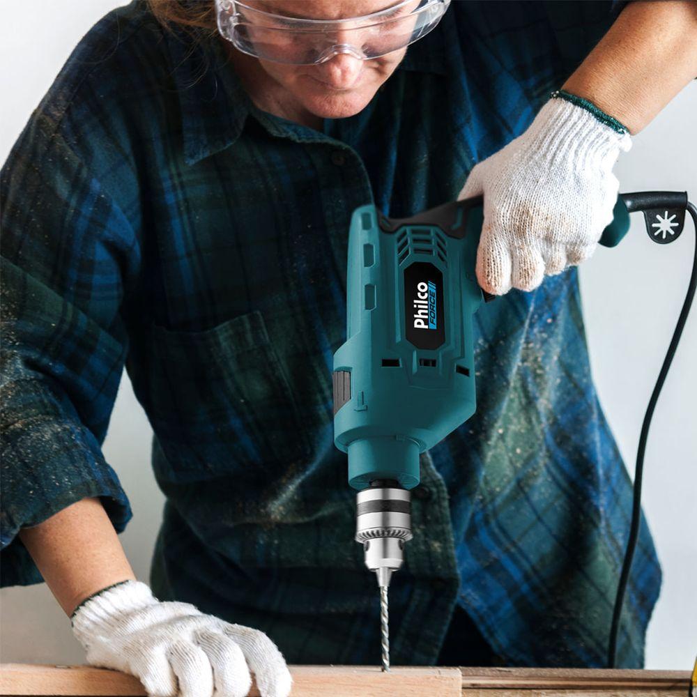 Furadeira Philco Force 650W 2800RPM com Maleta PFU01M - 2