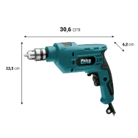 Furadeira Philco Force 650W 2800RPM com Maleta PFU01M - 6