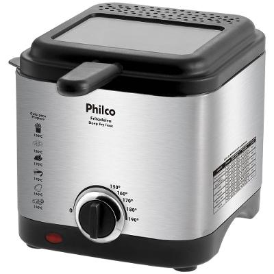 Fritadeira Philco 1,8L Visor Inox 1200W Deep Fry