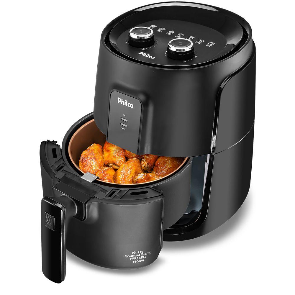 Fritadeira Air Fryer Philco PFR15PG Gourmet Black 4L 1500W - 4