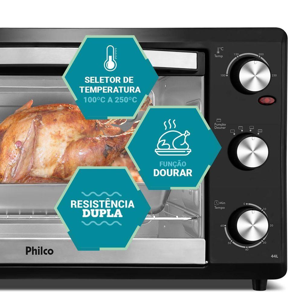 Forno Elétrico 44L Philco Dupla Resistência PFE44P - 3