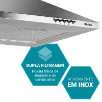 Coifa Pirâmide Philco 2 em 1 60cm Inox PCO62I