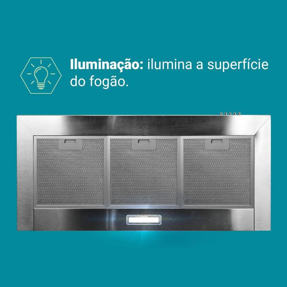 Coifa Pirâmide Philco 2 em 1 90cm Inox PCO92I - 3
