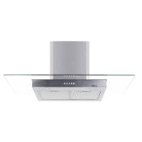 Coifa Flat Philco PCO90I 90cm Led Vidro Inox Exaustor e Depurador - 1
