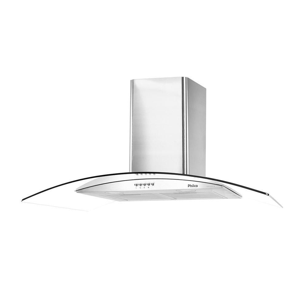 Coifa de Parede Philco Curva 90cm Inox Dupla filtragem PCO90G - 3