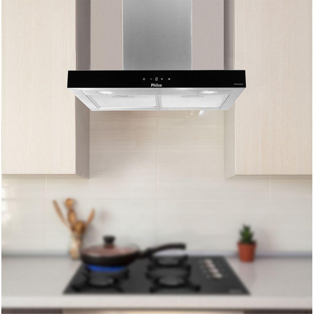 Coifa de Parede Philco 60cm Depurador e Exaustor PCO60I Flat - 2