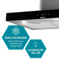 Coifa de Parede Philco 60cm Depurador e Exaustor PCO60I Flat