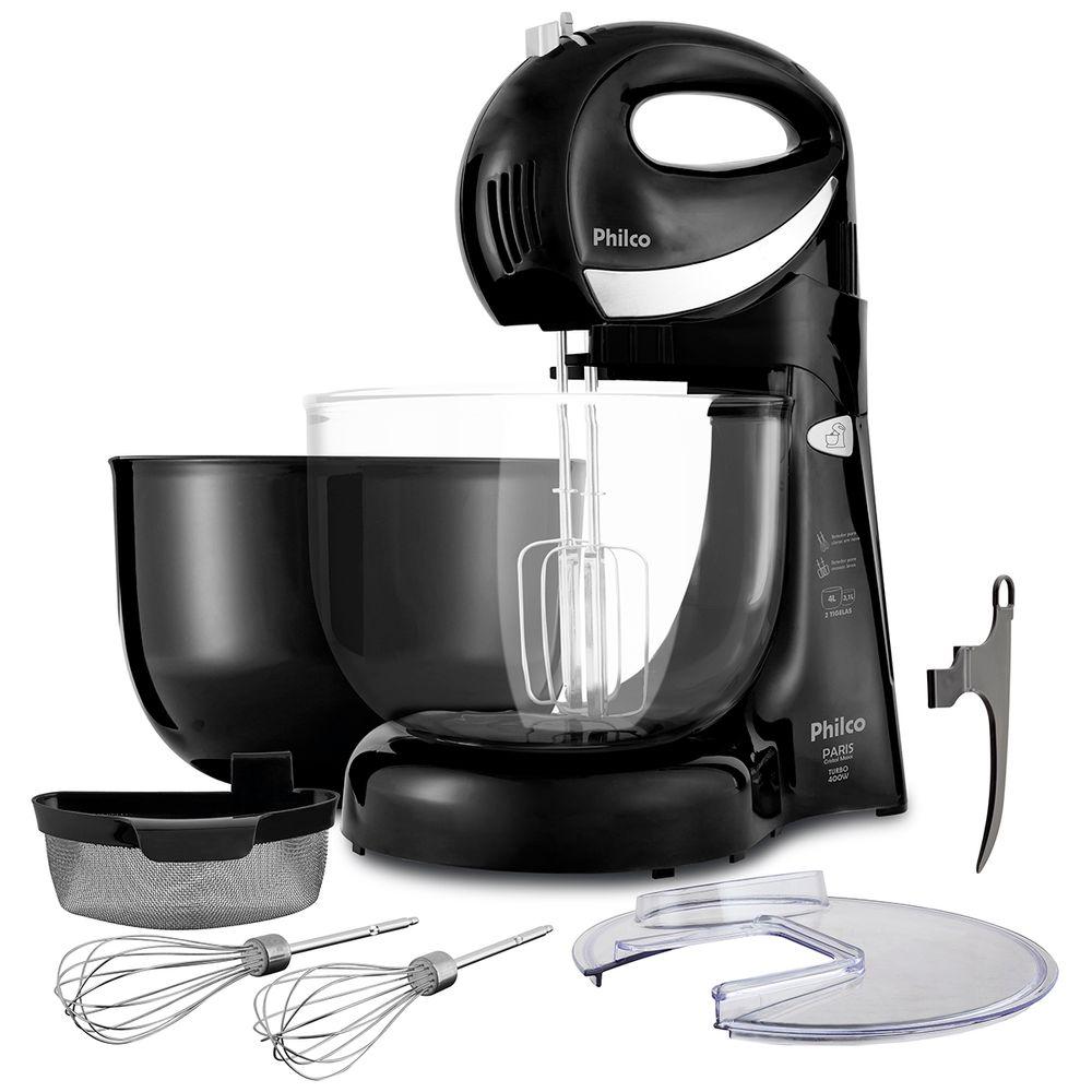 Batedeira Philco Paris Cristal Maxx Preta 400W - 2