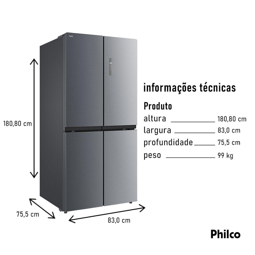 Geladeira 482L Philco Frost Free Inverse Plus PFR500I - 7