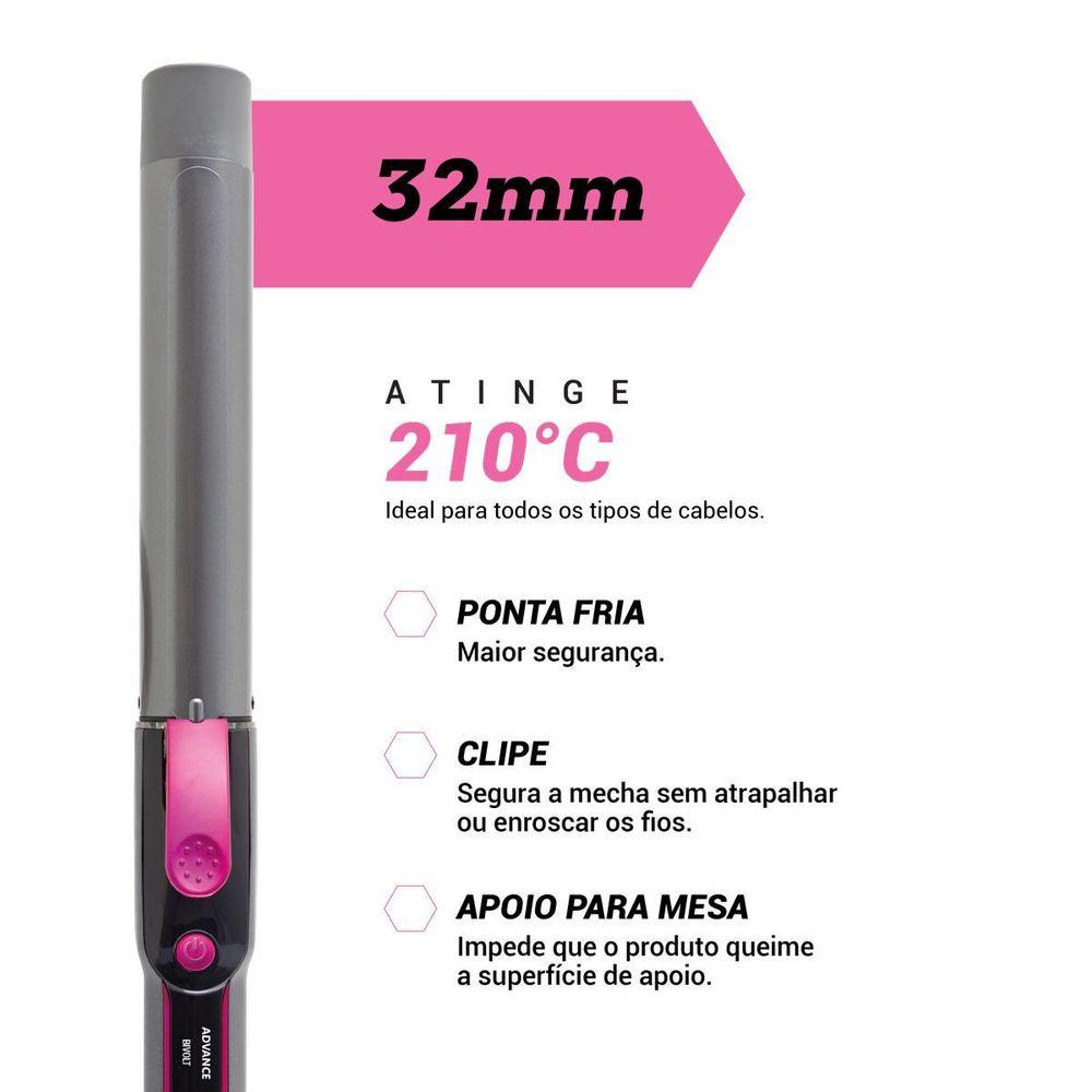 Kit Philco Escova Secadora e Cacheador Bivolt PKT3000 - 3