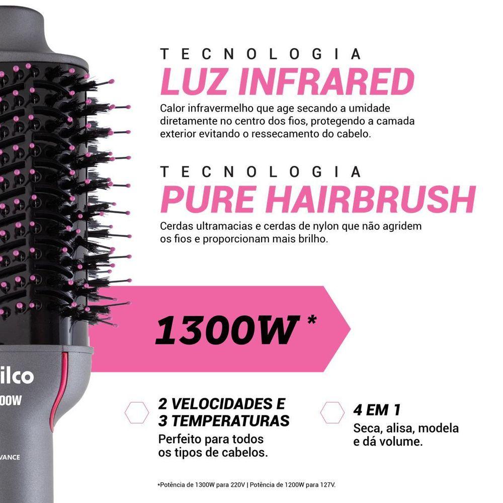 Kit Philco Escova Secadora e Cacheador Bivolt PKT3000 - 4