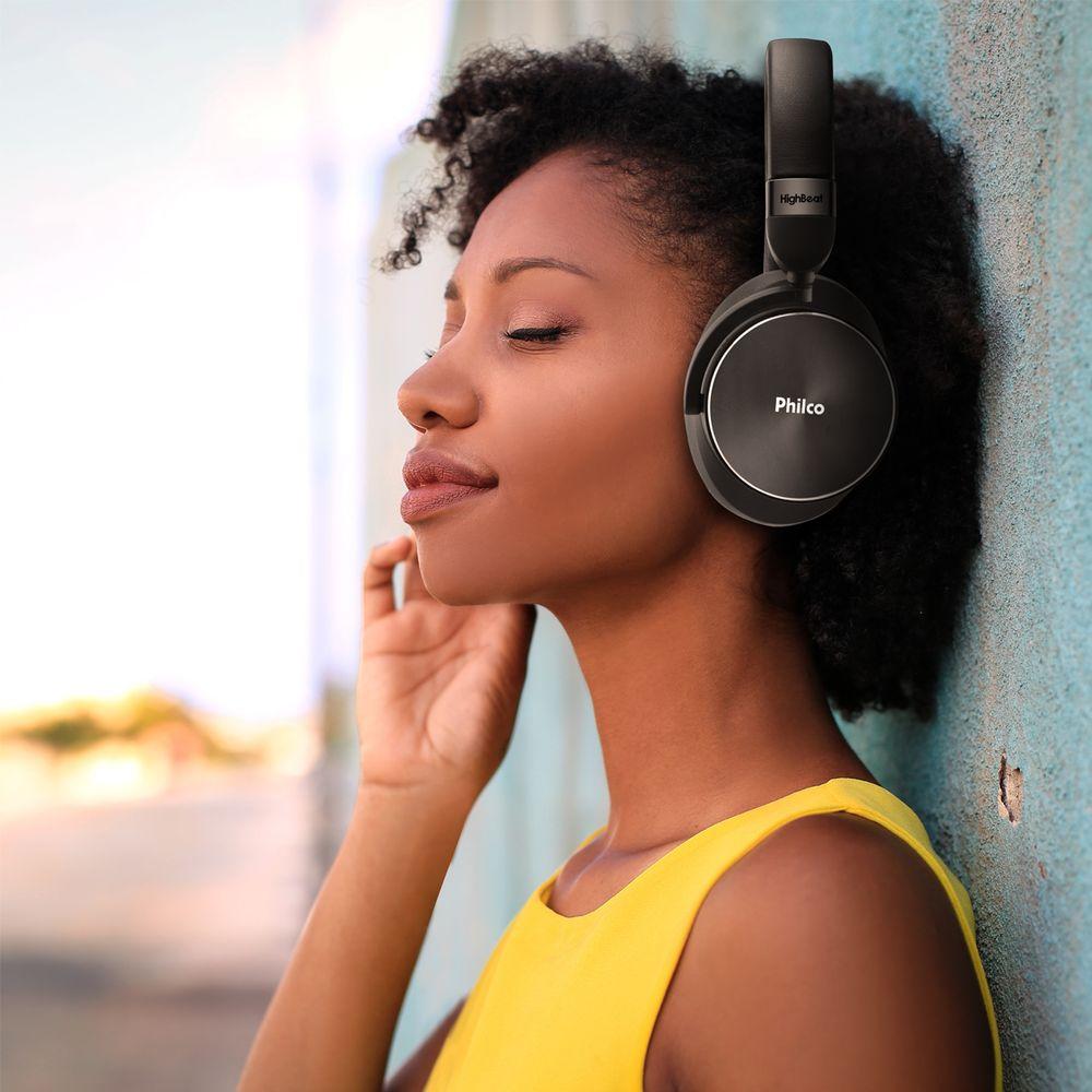 Fone de Ouvido Philco PFO04BTP Wireless Noise-Cancelling 30H - 5