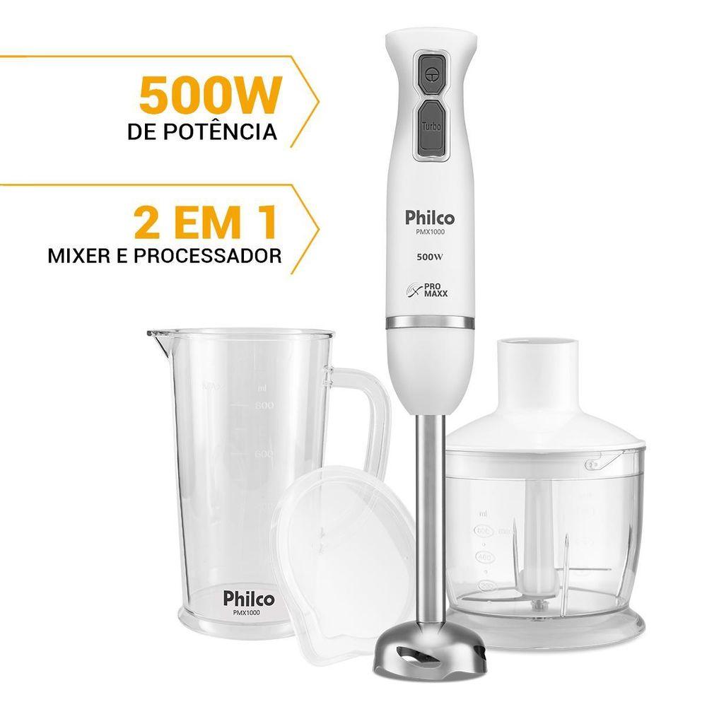 Mixer Philco 4 Lâminas Pro Maxx 2 e 1 500W PMX1000 - 3