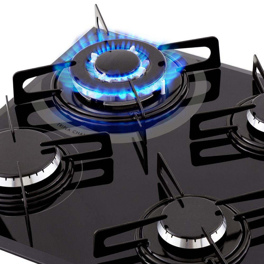 Cooktop a Gás Philco 4 Queimadores Superautomático PCT04TC Bivolt - 3