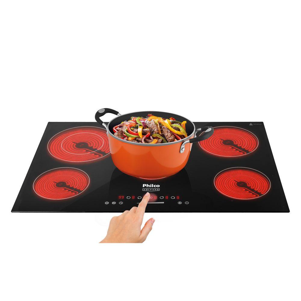 Cooktop 5 Bocas Elétrico Philco Volcano PCT55VC - 7