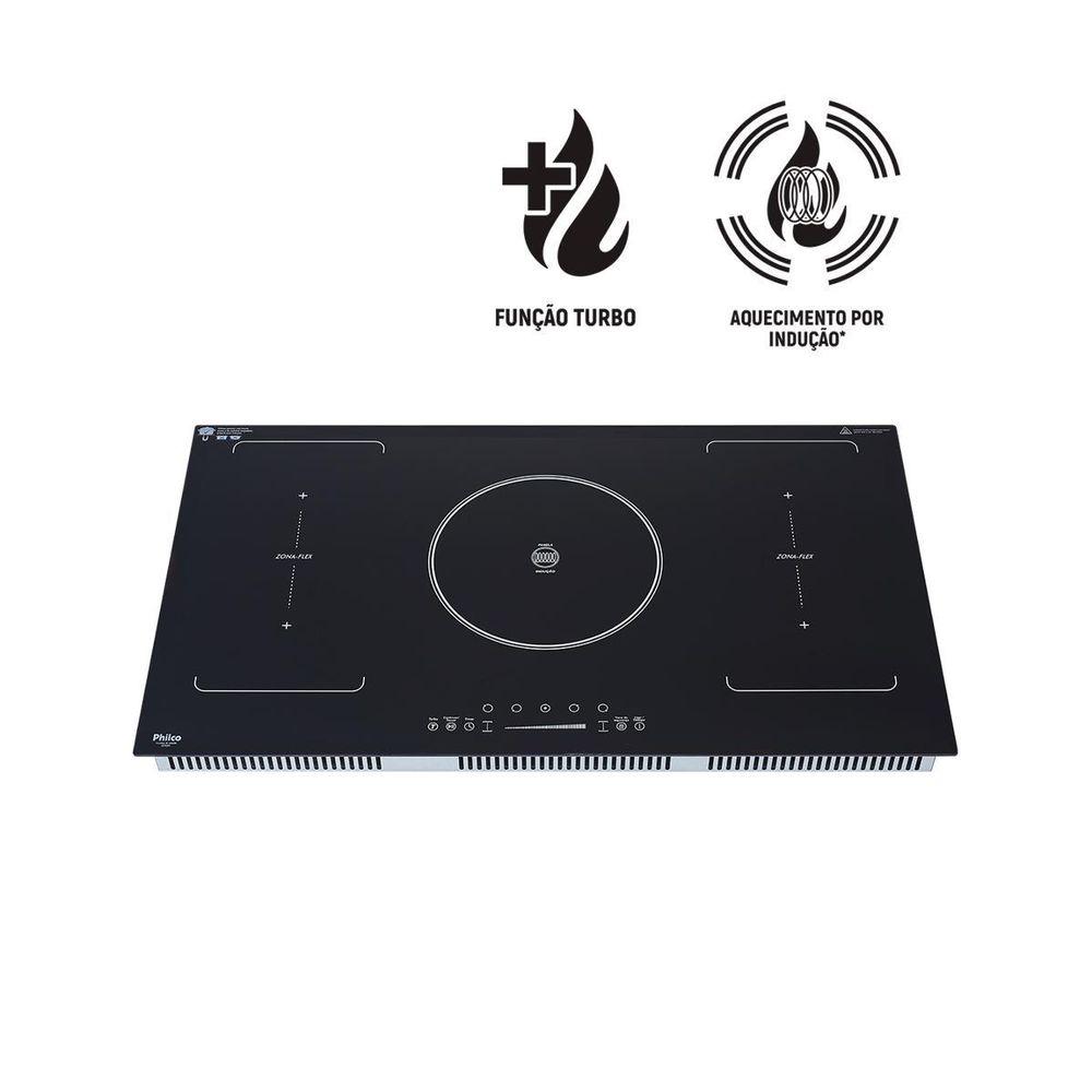 Cooktop 5 Bocas De Indução Philco Zona Flex PCT05IFP 220V - 3