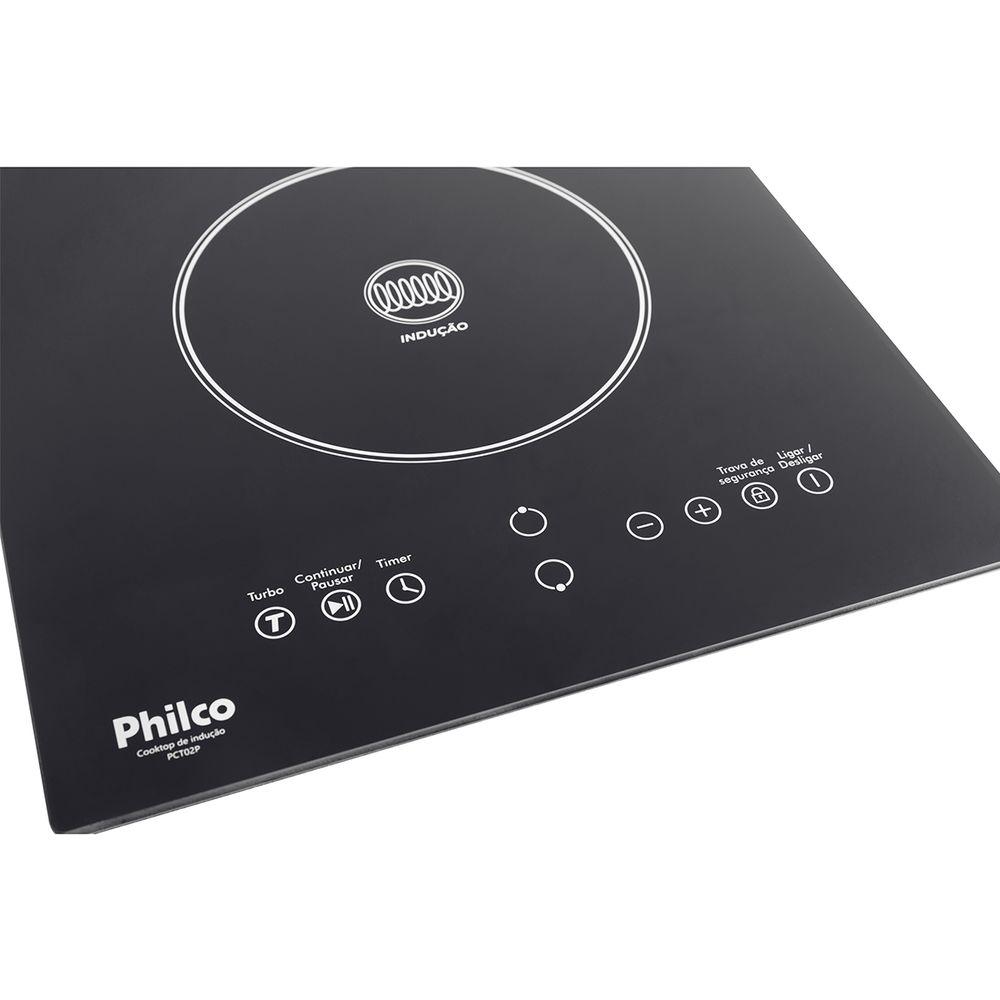 Cooktop de Indução Philco 2 Queimadores 9 Níveis PCT02P 220V - 3