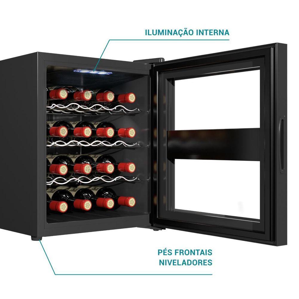 Adega Philco 16 Garrafas Display Digital Bivolt PAD16E - 5
