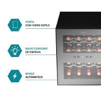 Adega Philco 16 Garrafas Display Digital Bivolt PAD16E