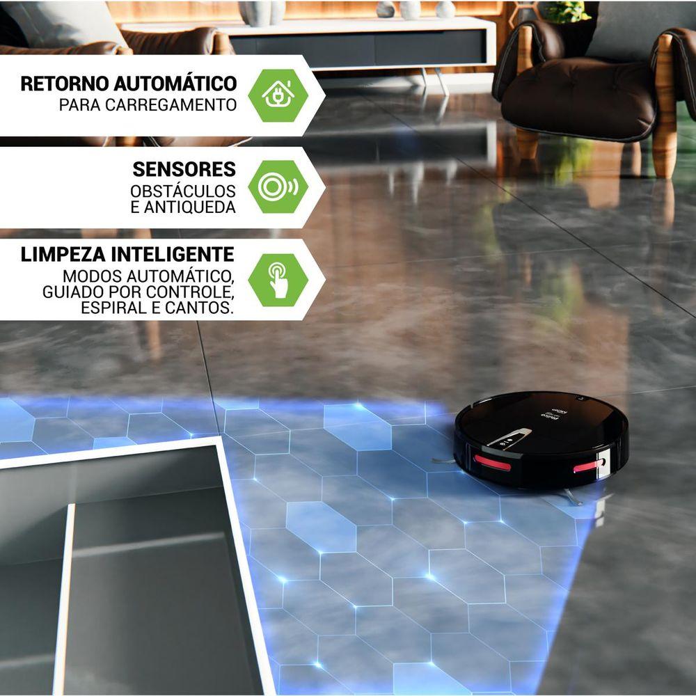 Aspirador Robô Philco 3 em 1 Antiqueda Bivolt MOP PAS26P - 3