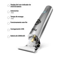 Máquina de Cortar Cabelo Philco Sem fio + Display Led PCRE1 - 5