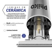 Máquina de Cortar Cabelo Philco Sem fio + Display Led PCRE1 - 6