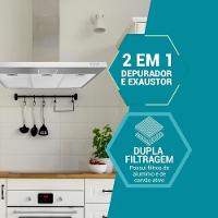 Depurador e Exaustor Inox Philco 3 Velocidades 150W PDR80I - 2