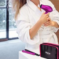 Kit Philco Prancha + Secador Travel Shine Rosa - 6