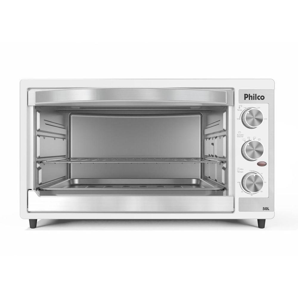 Forno Elétrico Branco Philco 50L Dupla Resistência PFE52B - 3