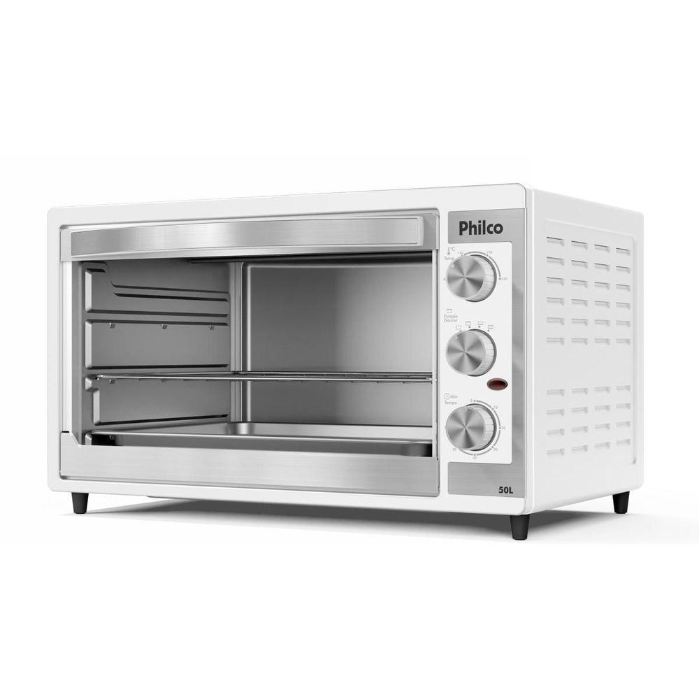 Forno Elétrico Branco Philco 50L Dupla Resistência PFE52B - 4