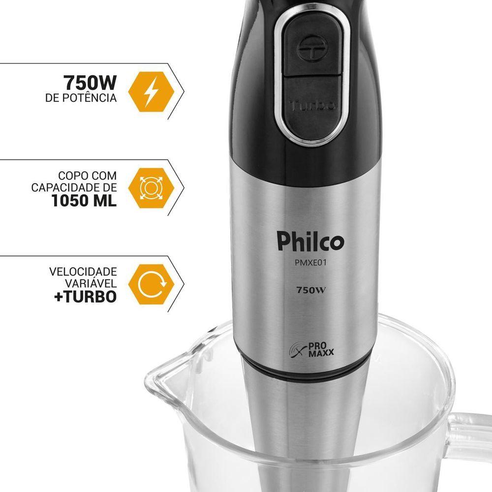 Mixer Philco Inox com Copo 1050ml 750W PMXE01 - 4