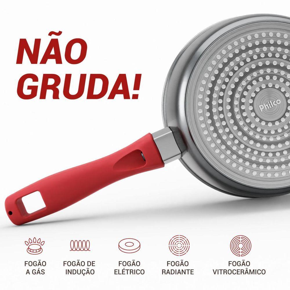 Panela Philco 3L Redstone com Tampa de Vidro PPN22A - 5