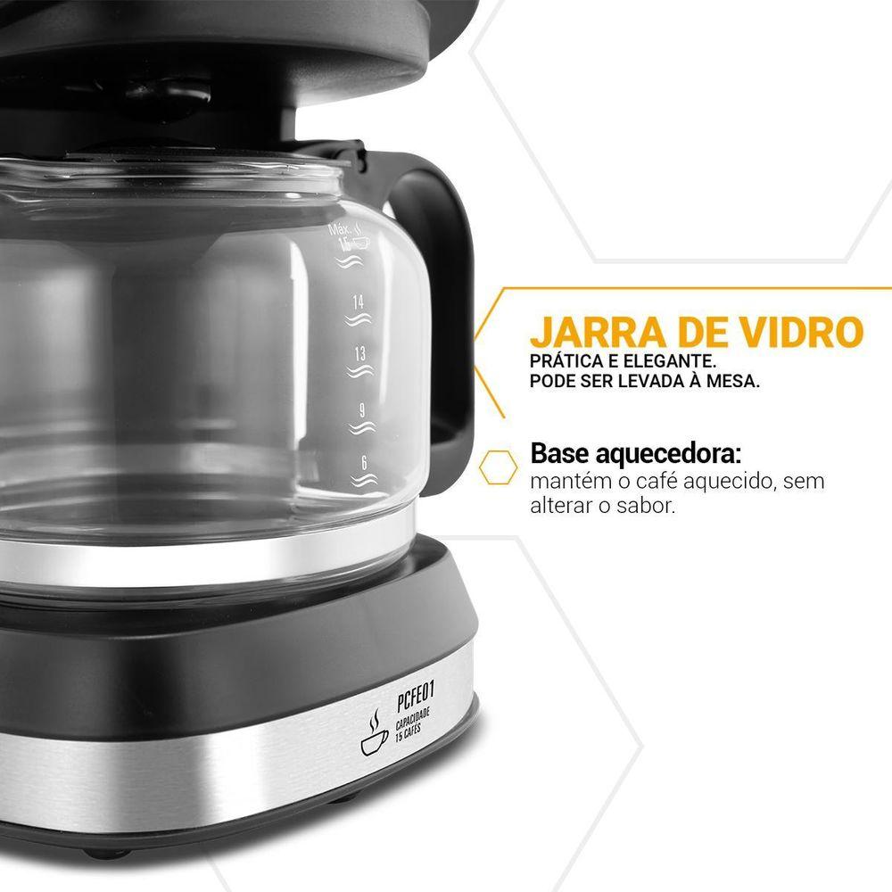 Cafeteira Philco 15 Cafezinhos 550W 600ml PCFE01 - 3