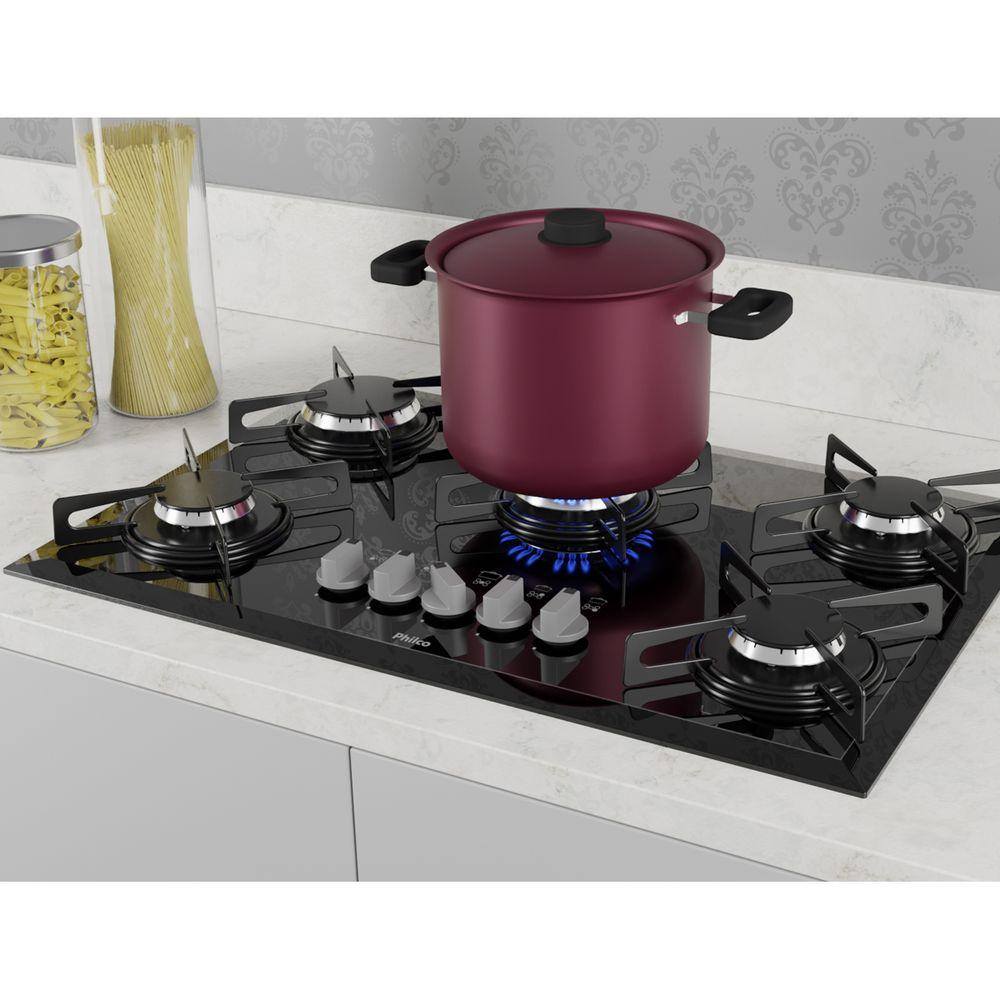 Cooktop a Gás Philco 5 Queimadores Cook Chef Bivolt - 5