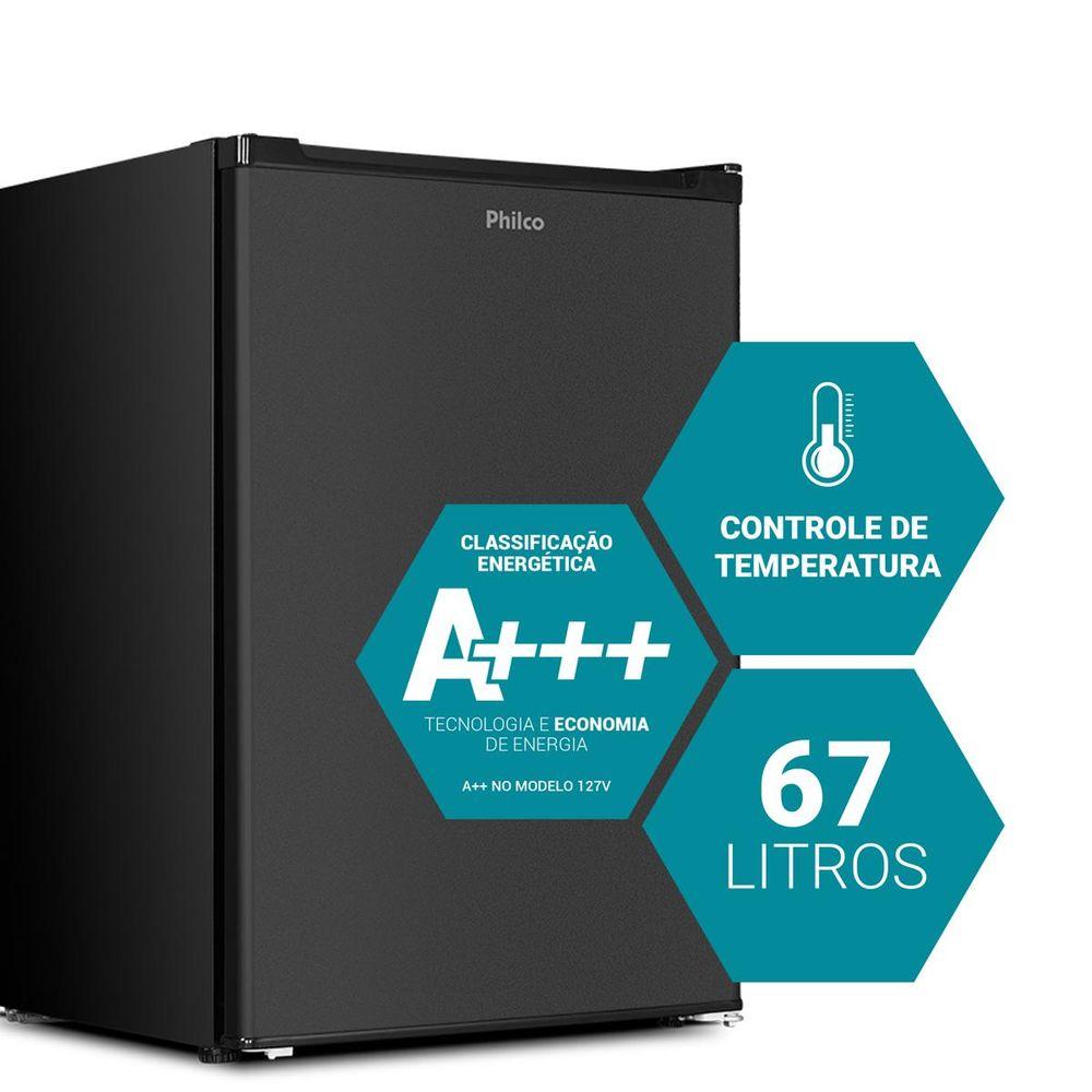 Frigobar Philco 68L PFG85P 5 Níveis Temperatura - 5