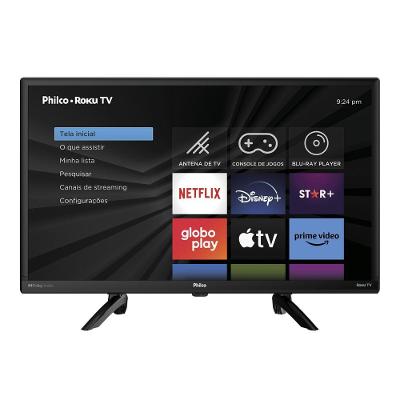 Smart TV 24” Philco Roku TV Dolby Audio PTV24G5YR2CP