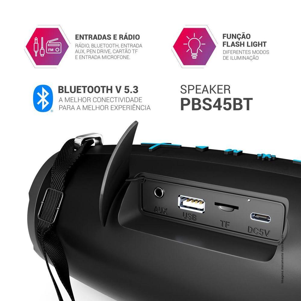 Speaker Philco Extreme Bluetooth V5.3 40W PBS45BT - 4