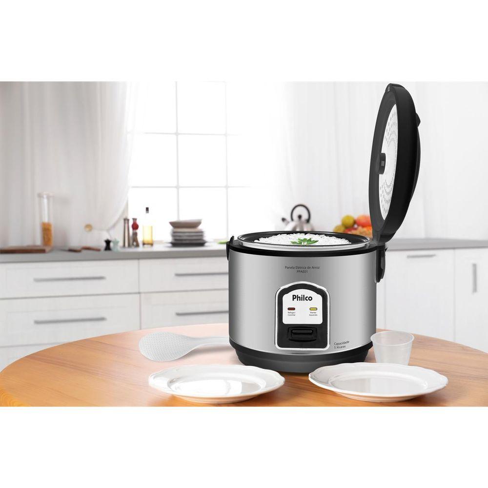 Panela de Arroz Elétrica Philco 5 Xícaras 1,6L PPAE01 - 6