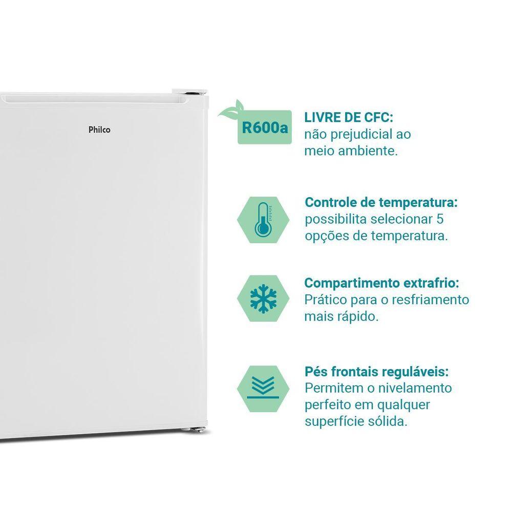 Frigobar Philco 68L Branco 5 Níveis de ajustes PFGE01 - 4