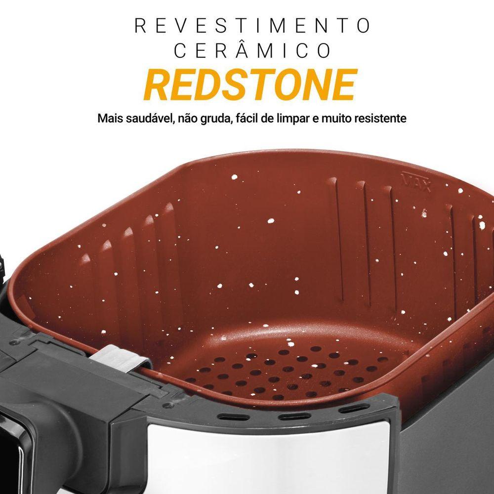Air Fryer Philco 4,4L Antiaderente Redstone 1500W PFR15PI - 3