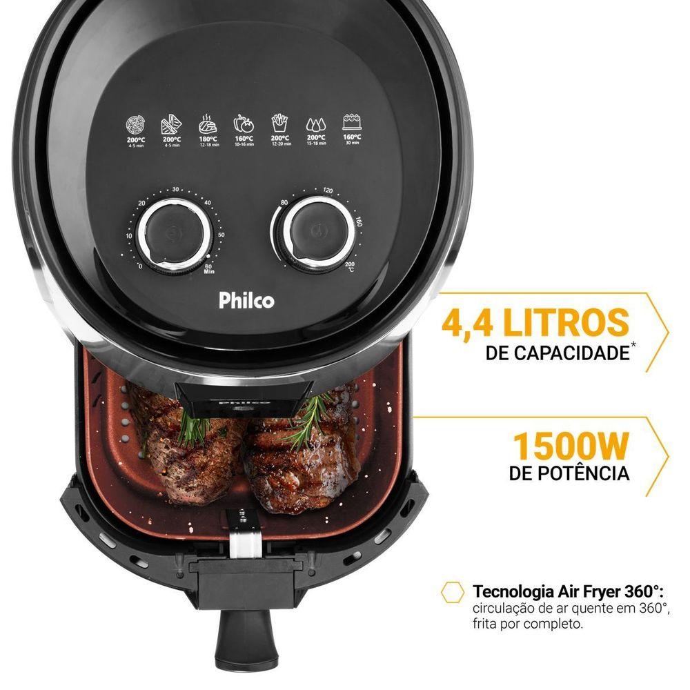 Air Fryer Philco 4,4L Antiaderente Redstone 1500W PFR15PI - 4