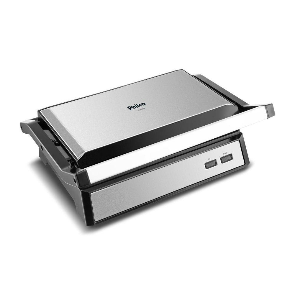Grill Philco 2 em 1 PGR32 Chapa com Abertura 180° - 1