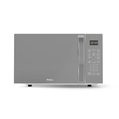 Micro-ondas Philco 25L Prata Espelhado Limpa Fácil PMO28S