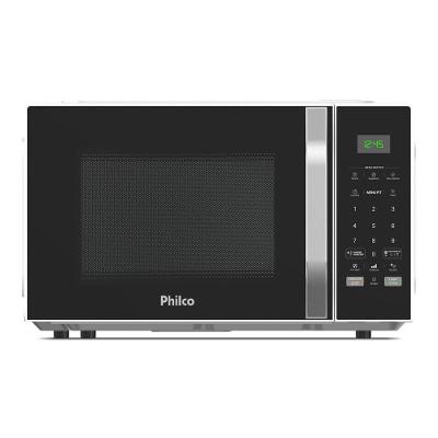 Micro-ondas Philco 25L Branco/Preto Função Tira Odor PM27