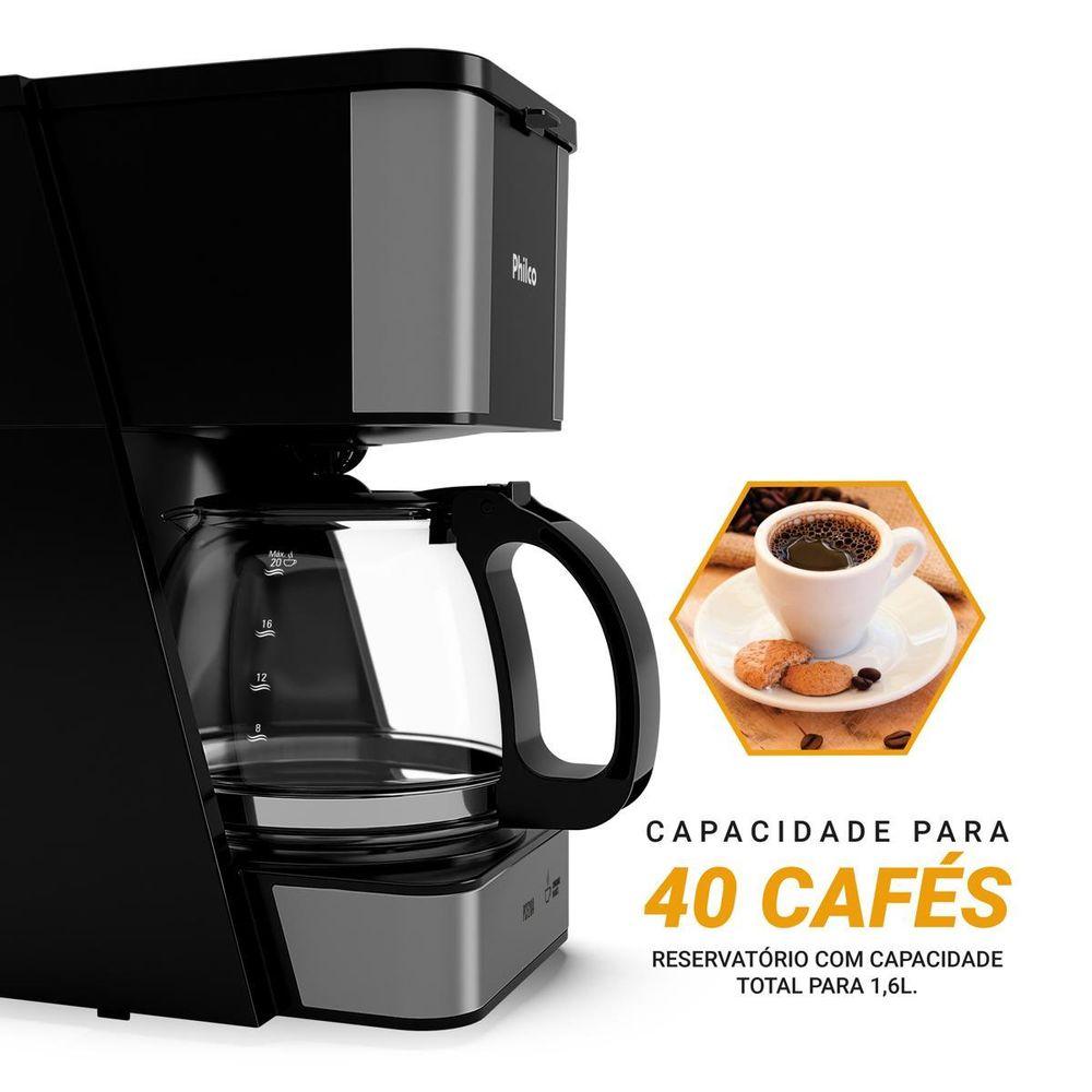 Cafeteira Philco PCF40A 40 Cafezinhos 1,5L 950W - 5