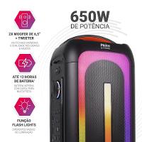 Caixa de Som Philco Extreme 650W Bluetooth 5.3 PCX6701 - 3