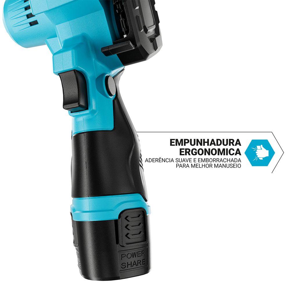 Mini Motosserra Philco Force PMM124 Bateria de Lítio 7 Acessórios - 5