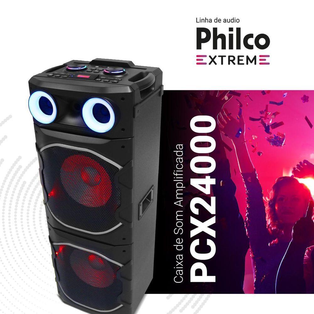 Caixa de Som Amplificada Philco Flash Lights 2400W PCX24000 - 5