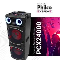 Caixa de Som Amplificada Philco Flash Lights 2400W PCX24000 - 5
