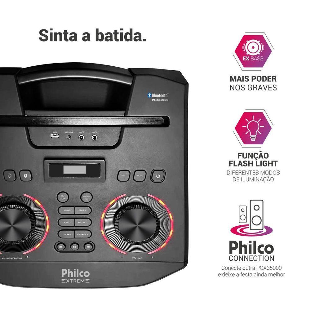 Caixa de Som Amplificada 3500W Philco Connection PCX35000 - 2